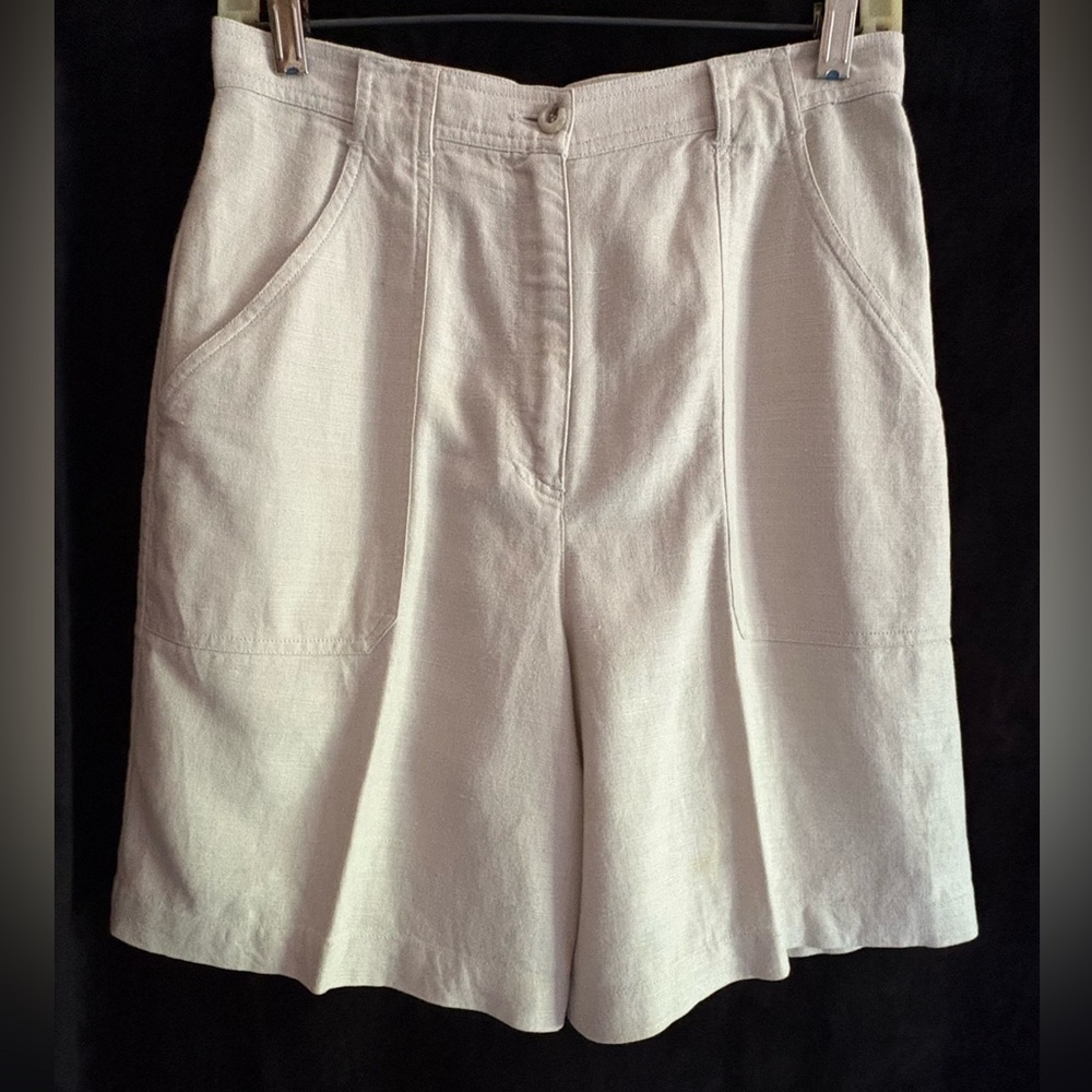 ‼️👙3-10$$ OFF SumMeR sALe‼️ Liz Claiborne Liz Golf Linen Blend Shorts.  Sz 8
